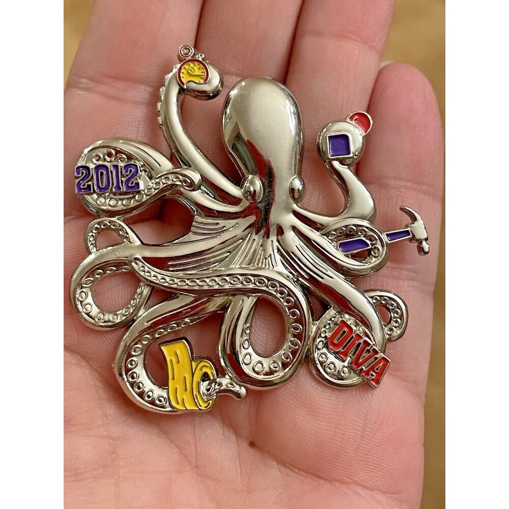 2012 DIVA Virginia Octopus Destination Imagination Global Finals Trading Pin